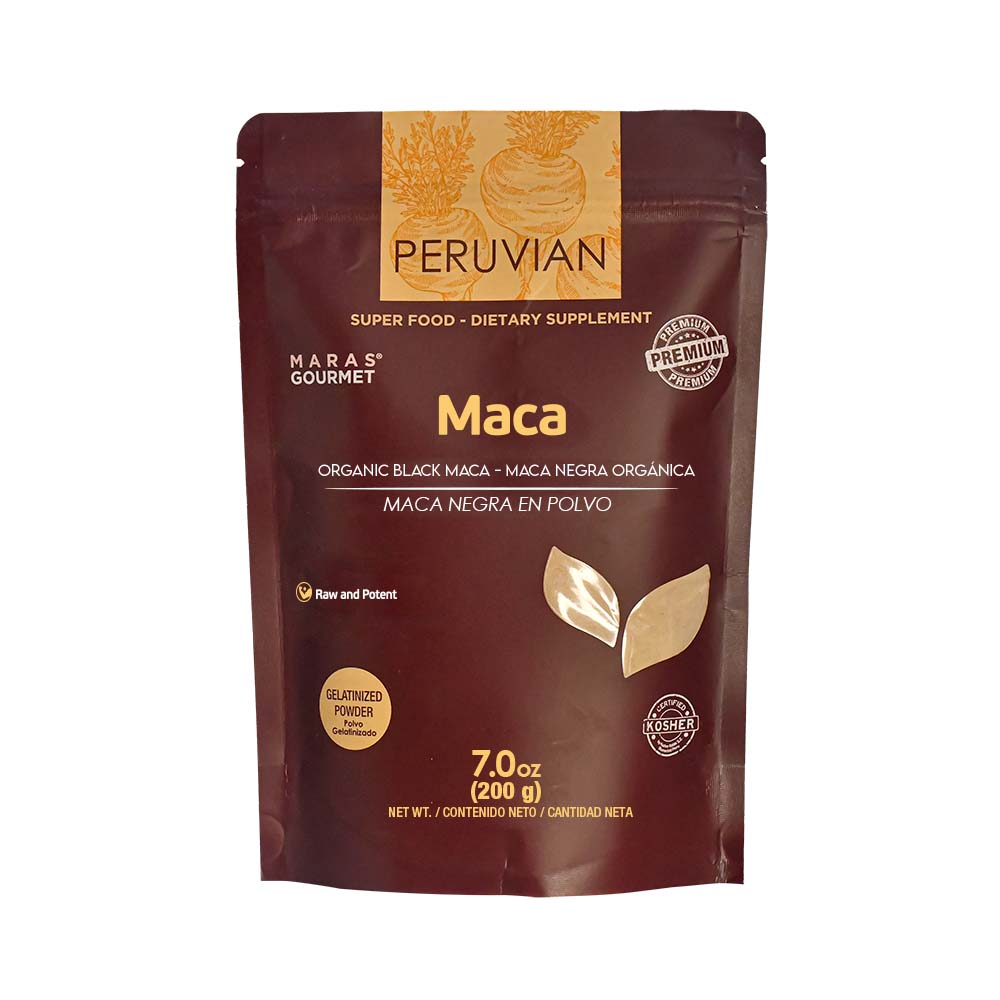 Maca Negra Orgánica Gelatinizada - Doypack - 200g